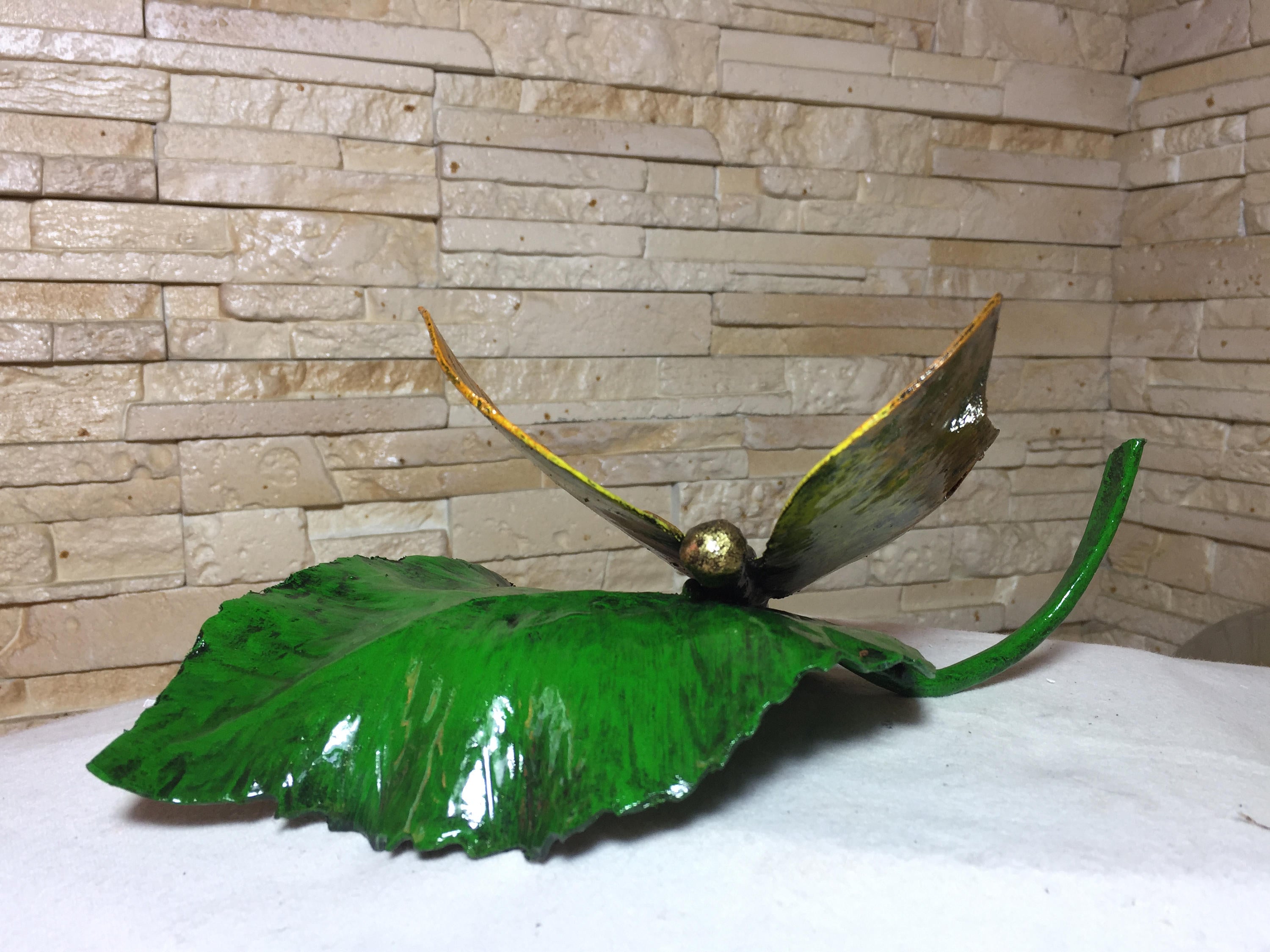 Butterfly, metal butterfly, butterfly figurine, metal sculpture, metal statue, metal statuette, good figurine, miniature statuette, insect, art