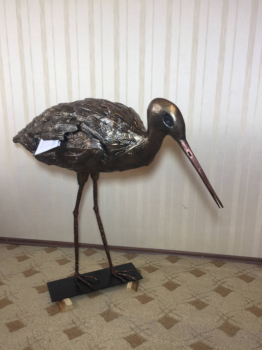 Locking mailbox, lock box, metal mailbox , large mailbox, mail box post, letter box, metal stork, metal heron, metal bird, metal sculpture