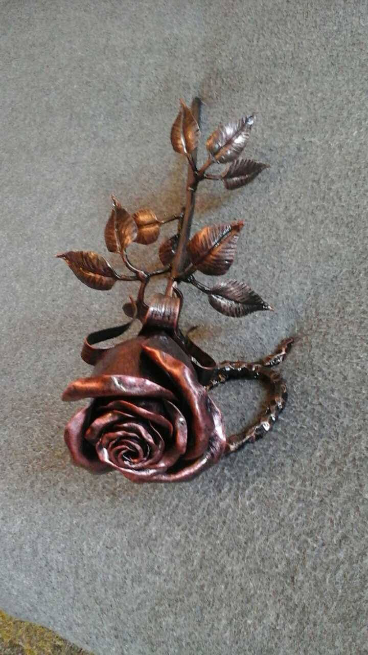 11th year, eleventh year anniversary, 11th year anniversary, steel anniversary, wedding anniversary, wedding gift, metal rose,iron rose,rose