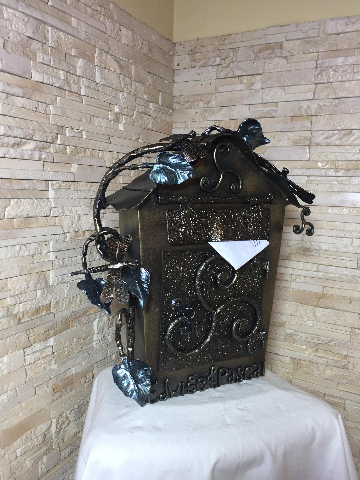 Wedding mailbox, wedding post box, wedding card box, wedding card holder, wedding mail box, wedding postbox, wedding mailbox with lock