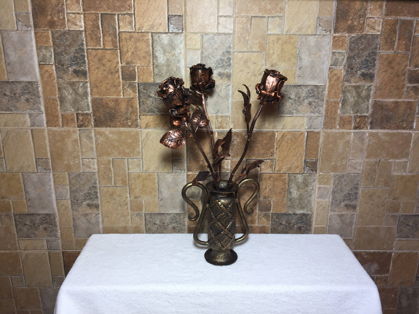Iron rose, wedding anniversary gift, anniversary gift, wedding gift, Mother's day, Valentine's day gift,metal gift for her, hand forged rose