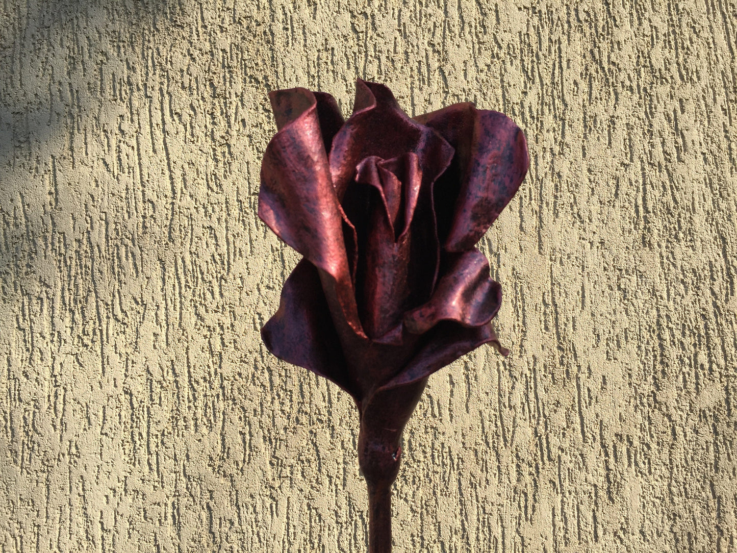 Metal rose, metal gift for her, wedding anniversary, 6th, 11th, Mother's day gift, birthday metal gift, iron rose, steel rose, metal bouquet