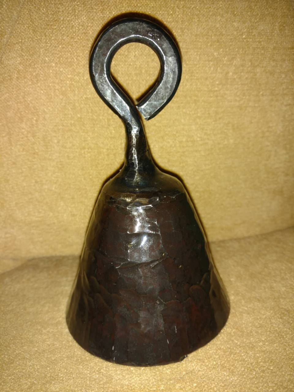 Metal bell, hand made bells, wrought iron bells, metal bells, iron bells, metal art,metal gift, iron gift, birthday gift, metal sculpture