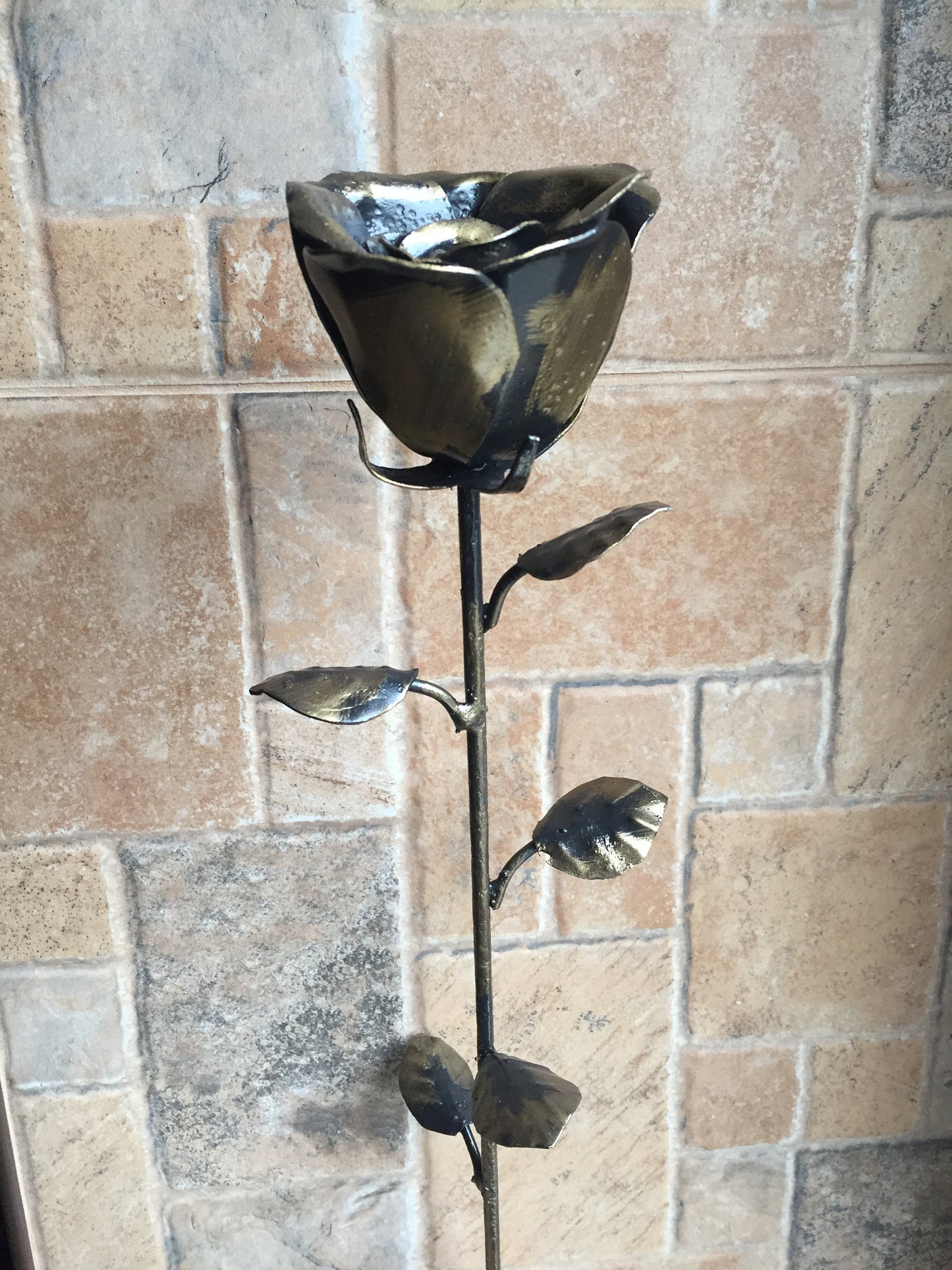 Iron rose, steel rose, metal rose, forged flower, metal bouquet, iron gifts, iron anniversary gift for her, steel anniversary gift, forged