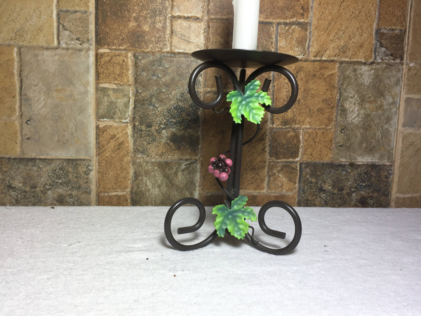 Candle holder, 6th anniversary gift, iron gift for her,steel anniversary gift for her,candlestick holder,wedding anniversary gift for her