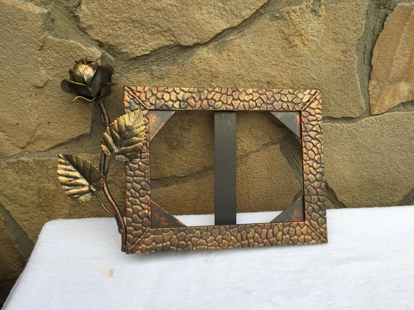 Forged photo frame, picture frame, iron anniversary, 6th anniversary gift, wedding anniversary, iron gifts, iron anniversary gift,metal gift