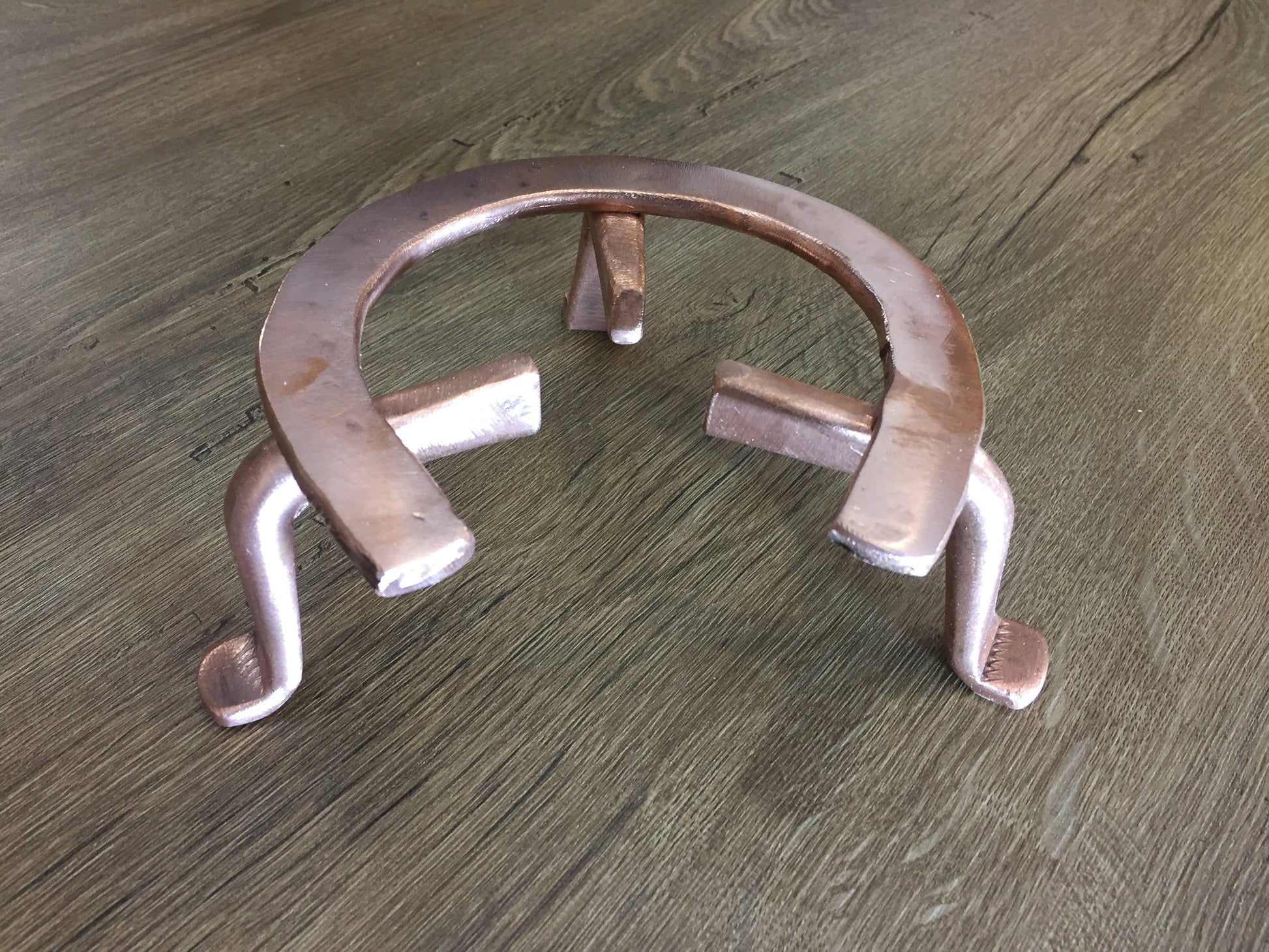 Copper trivet, copper tripod, copper gift, 7 year anniversary gift for her, 7th anniversary, copper wedding, copper anniversary,copper gifts