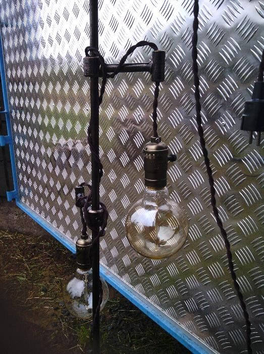 Loft lamp, steampunk lamp, Edison vintage lamp, industrial lamp, iron pipe lamp, retro lamp, rustic lamp, vintage lamp, hand forged fish