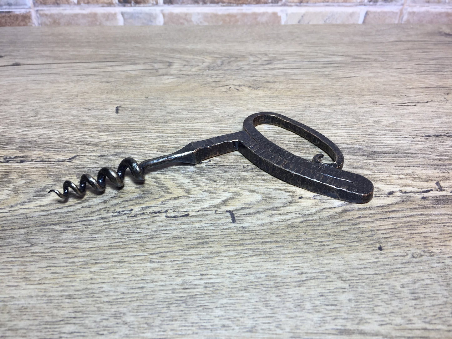 Hand forged bottle opener,corkscrew, hand forged corkscrew, iron gift for him, iron anniversary gift, iron gifts, mens gifts, dad gifts