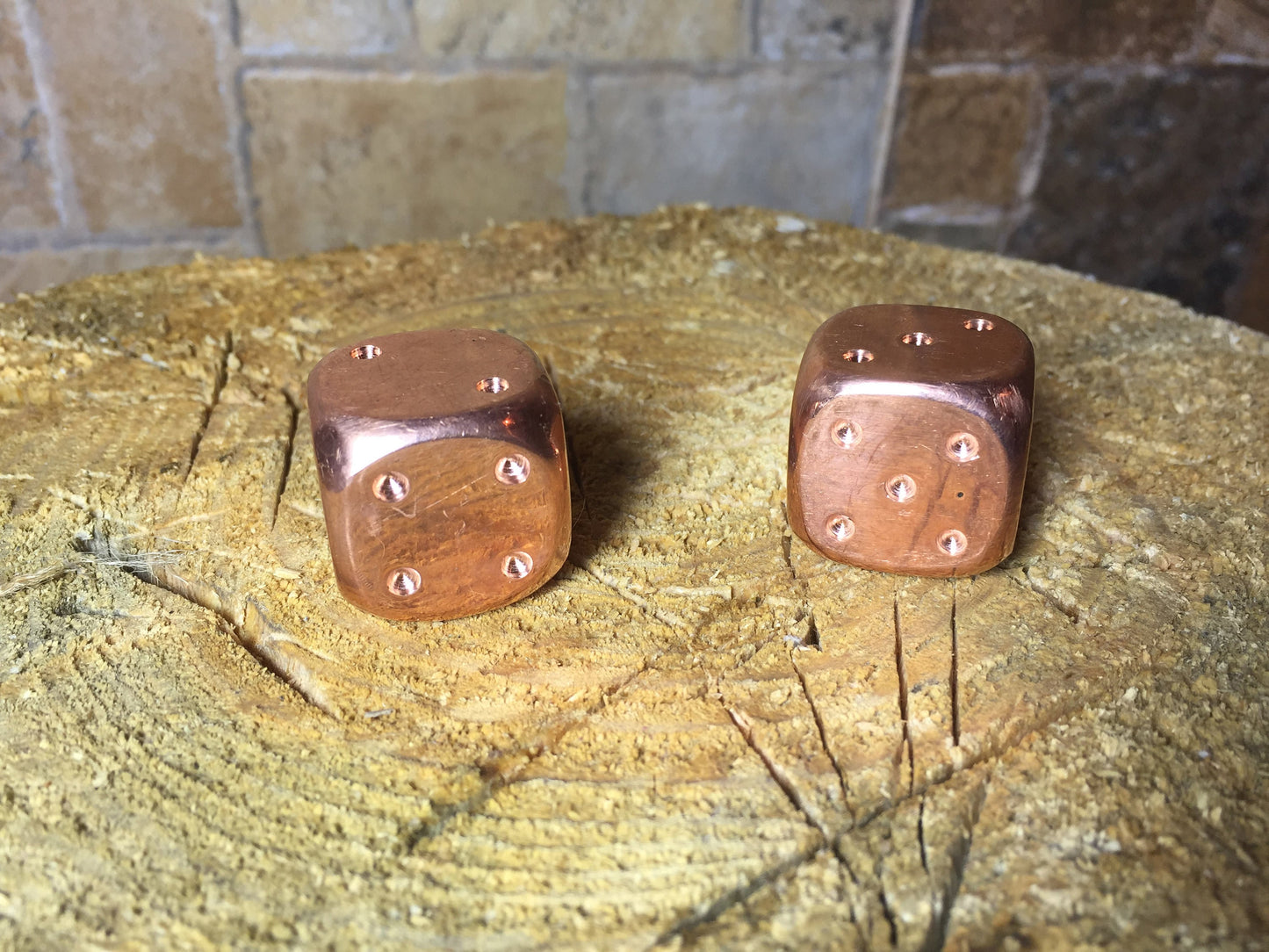 Copper dices, copper anniversary gift, copper gift, hand forged dices, 7 year gift, blacksmith dices, dice set, tabletop game, board game
