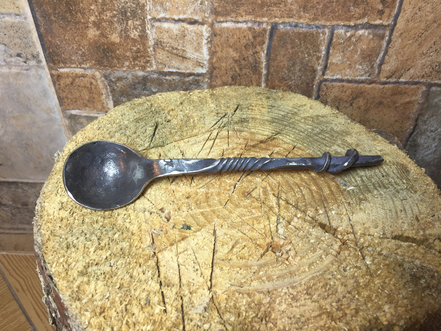 Viking spoon, medieval cutlery, hand forged spoon, rustic spoon, medieval spoon,middle ages spoon,BBQ gifts,dining appliances,forged cutlery