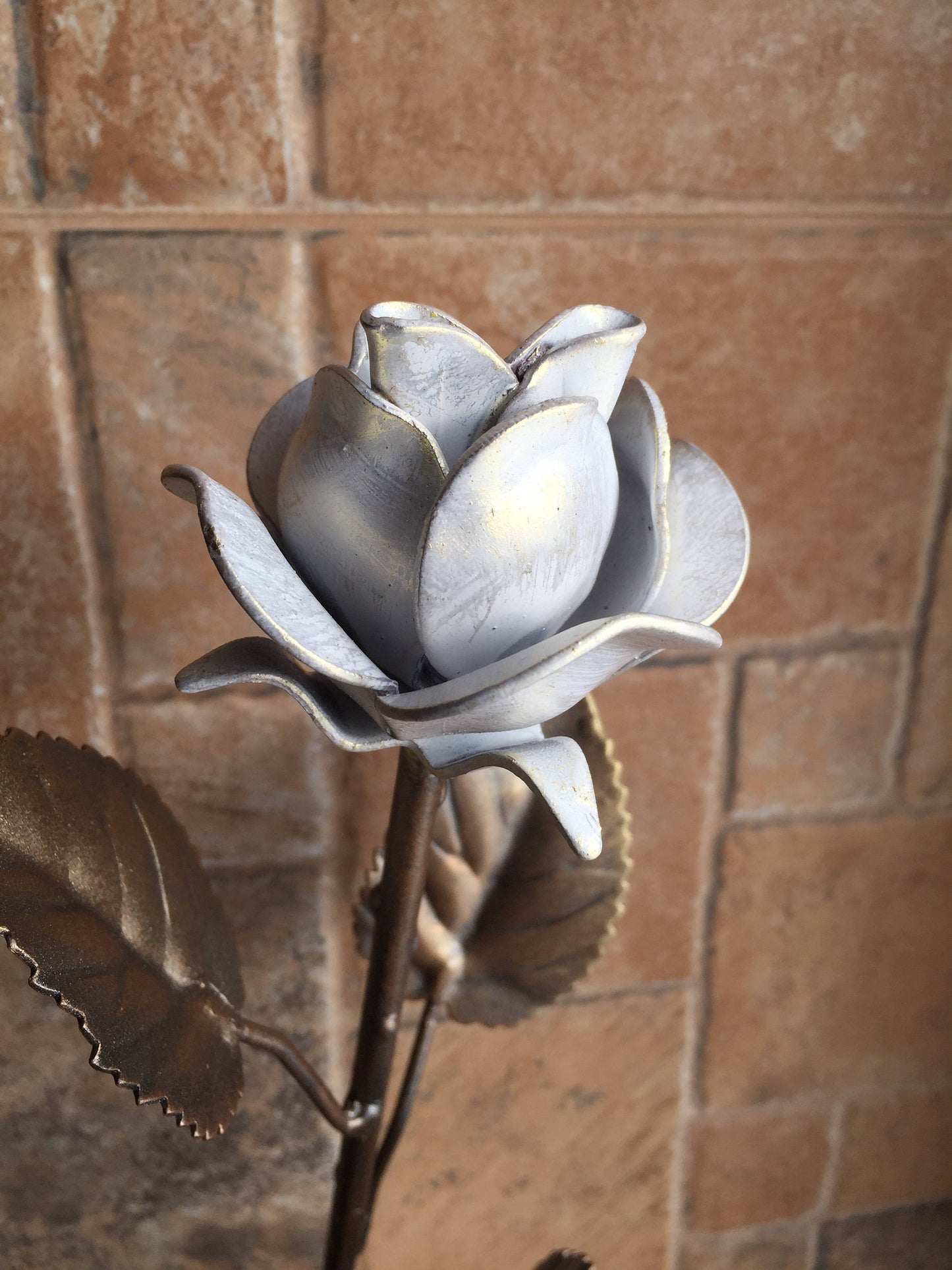 Iron anniversary, iron rose, 6th anniversary gift, hand forged rose, metal sculpture, metal rose, metal roses,forged rose, iron gift for her