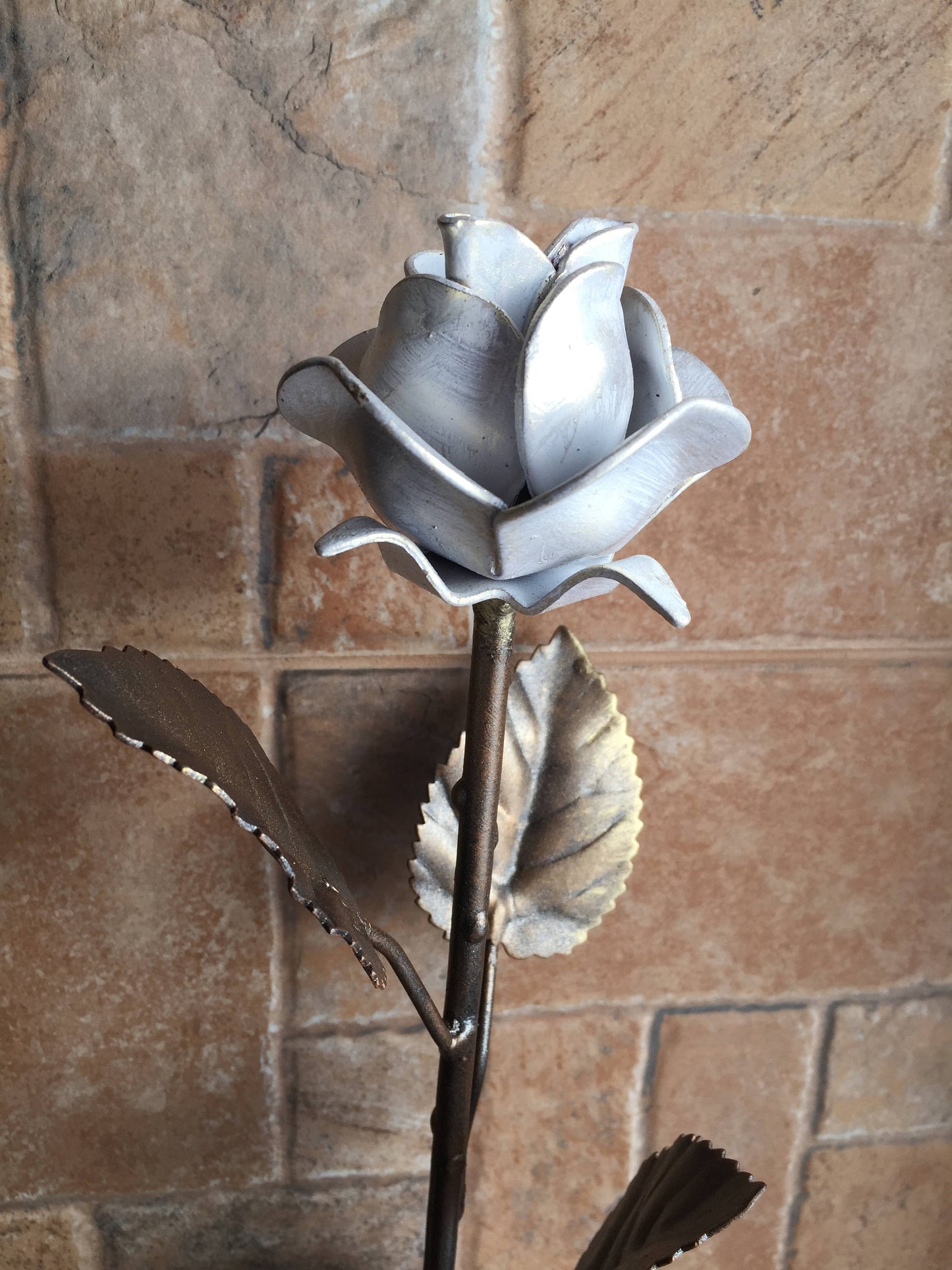 Iron anniversary, iron rose, 6th anniversary gift, hand forged rose, metal sculpture, metal rose, metal roses,forged rose, iron gift for her
