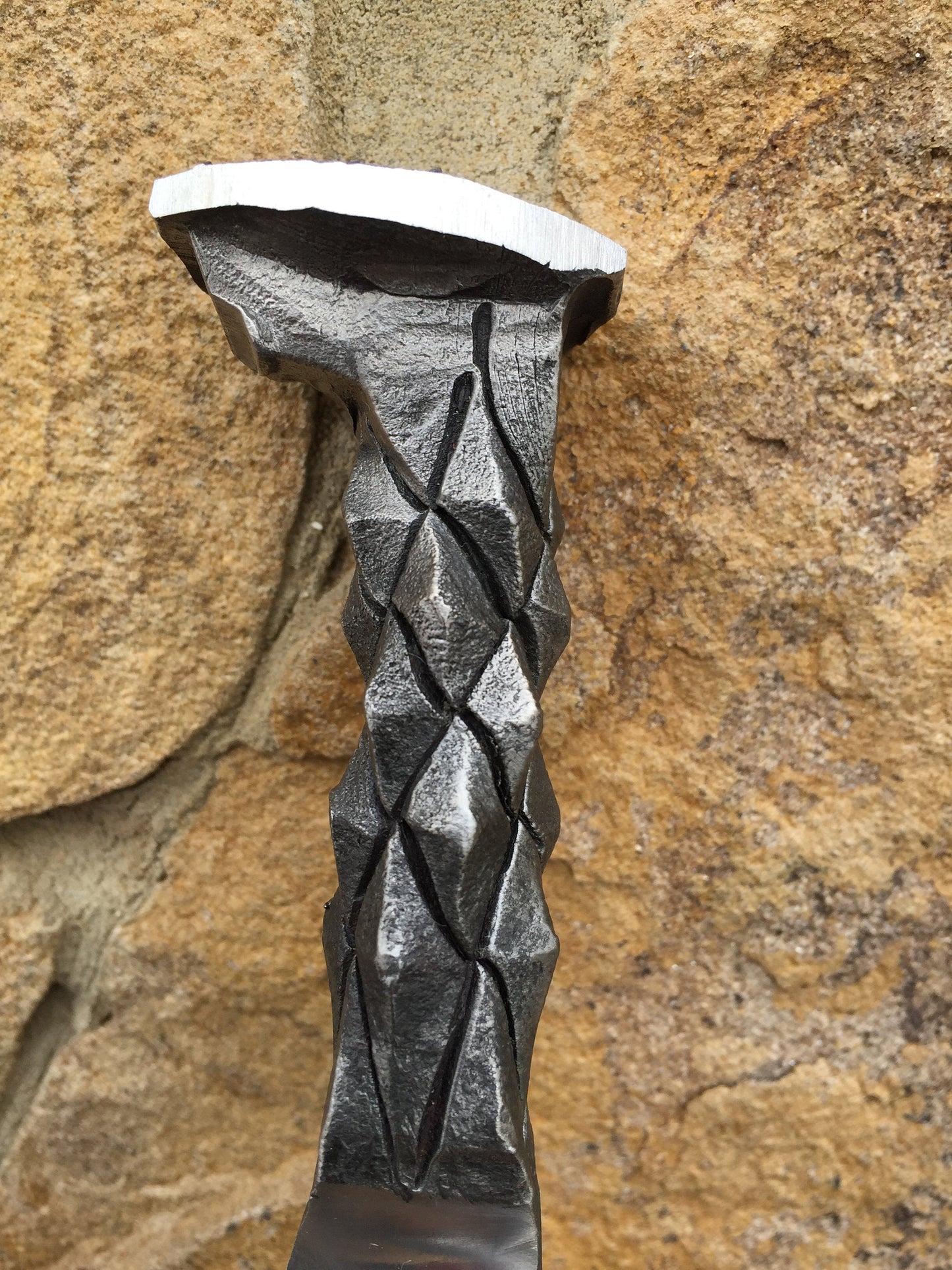 Railroad spike knife, groomsmen gift, iron gifts, gift for boyfriend, mens gift, groomsman gift, industrial art, steampunk, iron anniversary