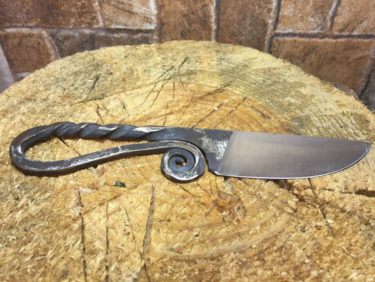 Viking knife, hand forged knife, rustic knife,medieval knife,middle ages knife,viking dining set,viking knife,viking hunting, traveling gift