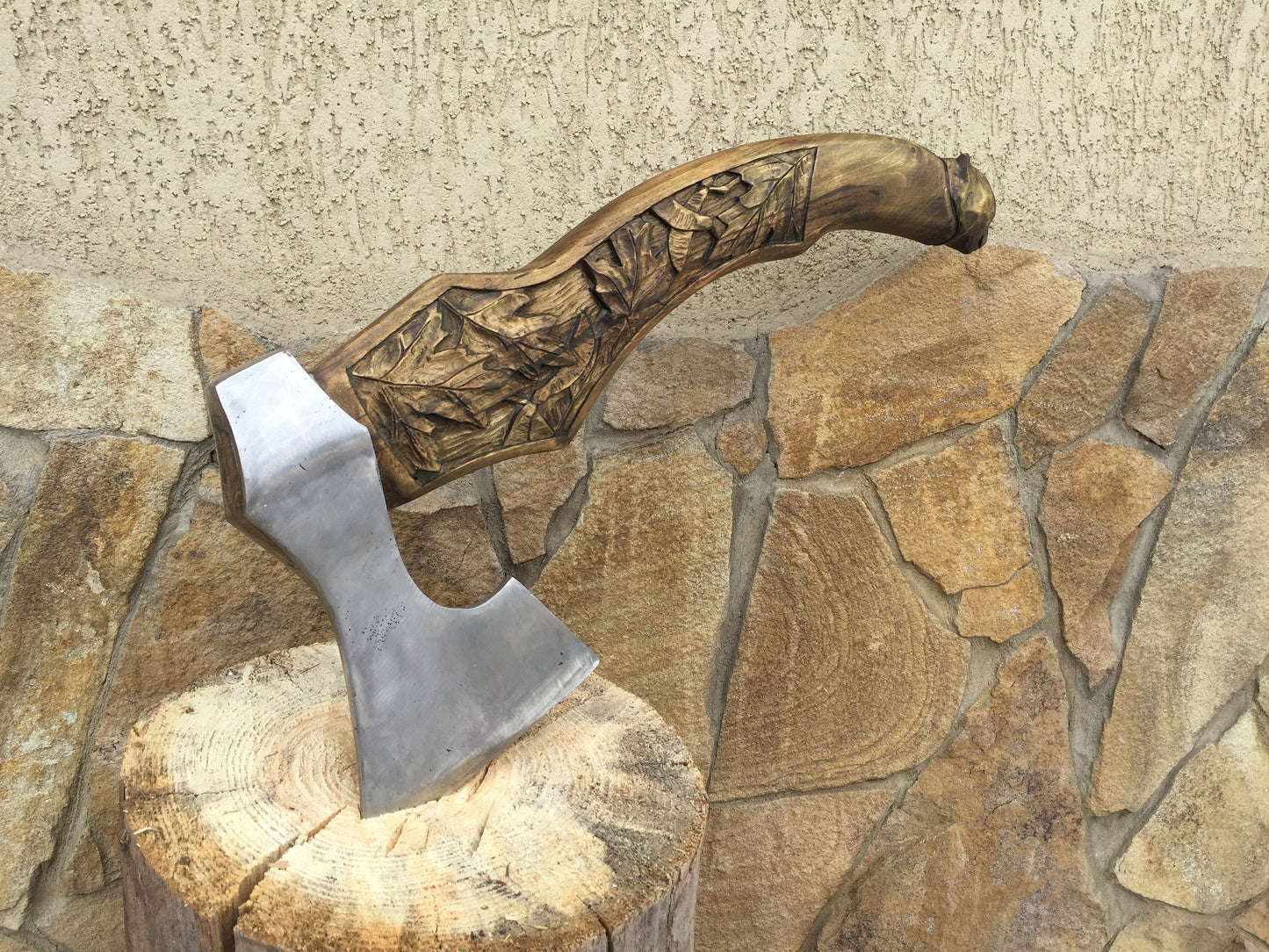 Axe gift, viking axe, tomahawk, viking hatchet, groomsman axe gift, fathers axe gift, carving axe tool, wildlife axe tool, survival gear