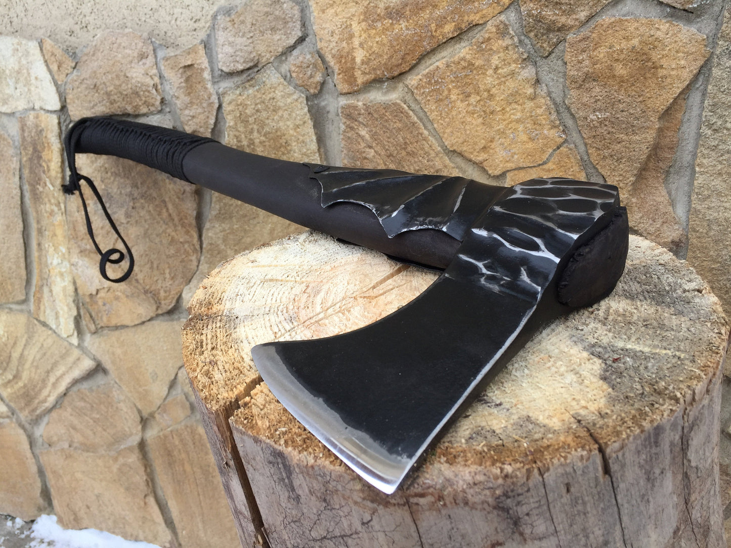 Viking axe with wings, tomahawk, axe, mens gift, gifts for men, viking knife, manly gifts, viking gifts, viking ax, iron gifts for him