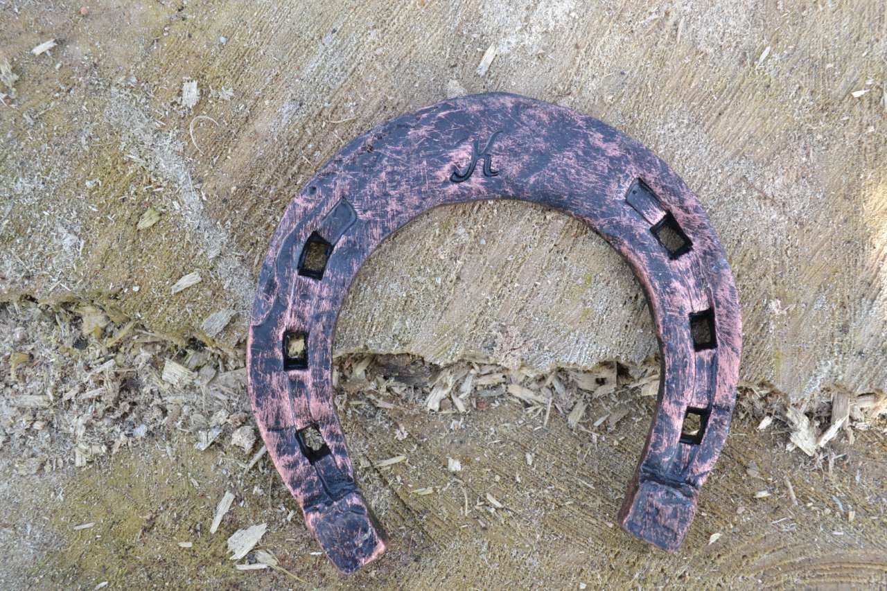 A set of 3 horseshoes, hand forged horseshoe, horse shoe, lucky talisman, iron gift, metal art, goodluck symbol, lucky horseshoe, wall decor