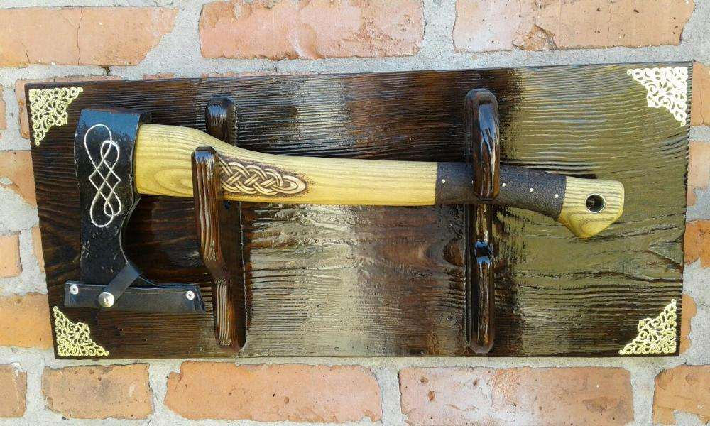 Wall hanging axe, viking axe, manly gifts, tomahawk, medieval axe, bearded axe, carving axe, hunting axe, viking hunting, viking weapon