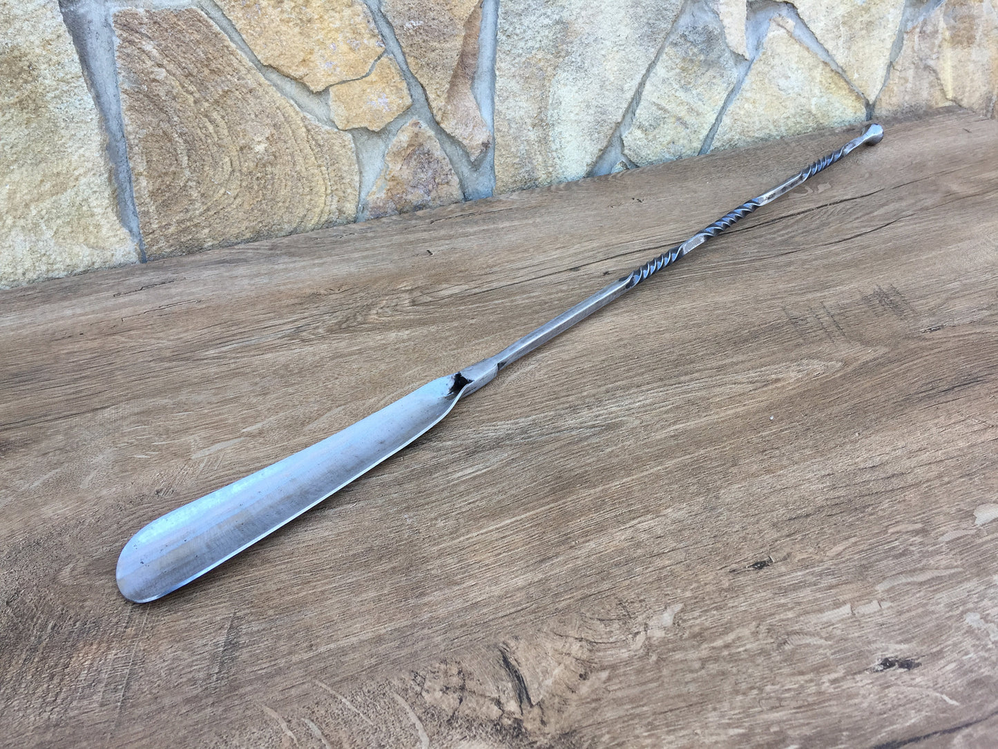 Shoe horn, hand forged shoehorn, anniversary gift, iron gifts, wrought iron shoe horn, shoe accessories, shoe stuff, insoles, metal art