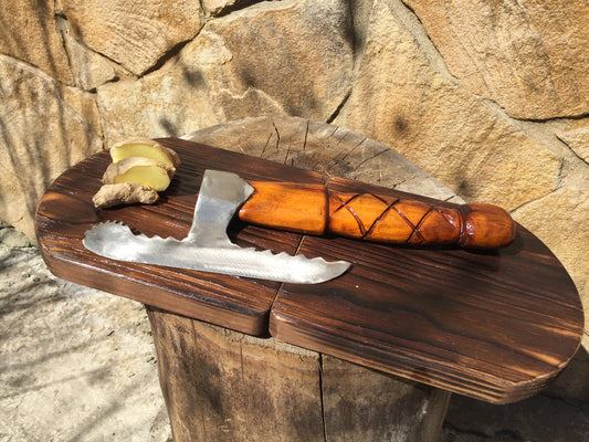 Stainless steel kitchen axe, kitchen hatchen, kitchen axe, kitchen knife, viking axe, medieval axe, wood carving, kitchen utensils, meat axe