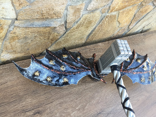 Viking hammer, hammer, Thors hammer, iron gift for him, iron anniversary, steel anniversary, anniversary gift, gift for men, viking axe, ax