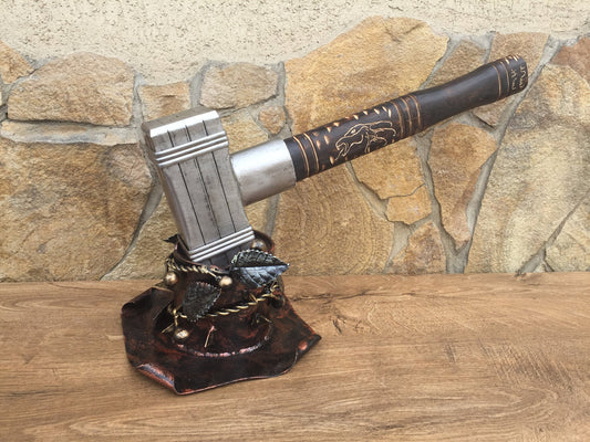 Steel hammer, viking hammer, Thor hammer, personalized, custom, unique, ceremony, viking sword, viking shield, viking spear, viking tattoo