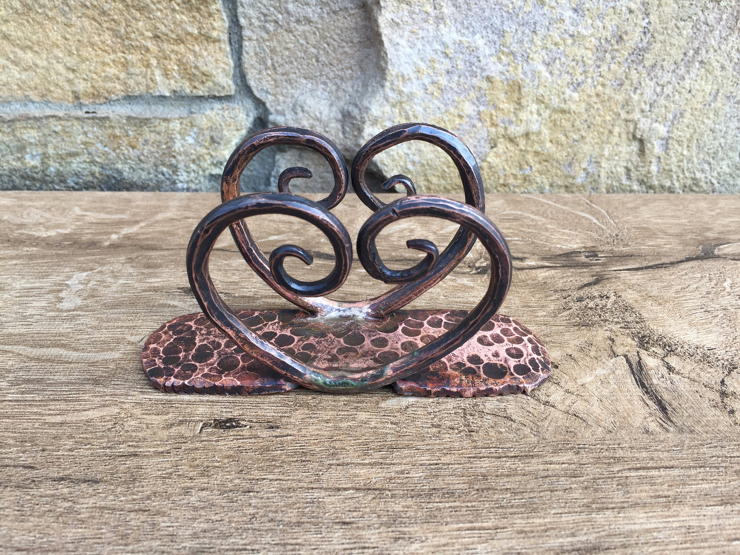 7th anniversary gift, copper gifts, 7 year gifts, copper horseshoe, copper heart, copper anniversary,copper wedding,engagement,love talisman