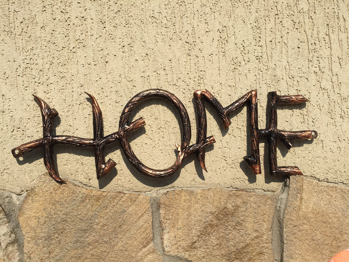 Iron letters, hand forged letters, word cutout, last name cutout, laser cut word, custom name sign, custom lettered sign, laser cut sign