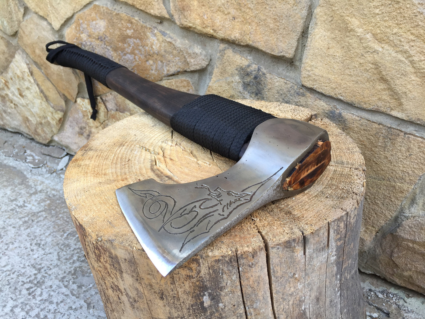 Engraved axe, viking axe, tomahawk, axe, viking hatchet, custom axe, bearded hatchet, viking style axe, woodcarving axe, battle axe,war axe