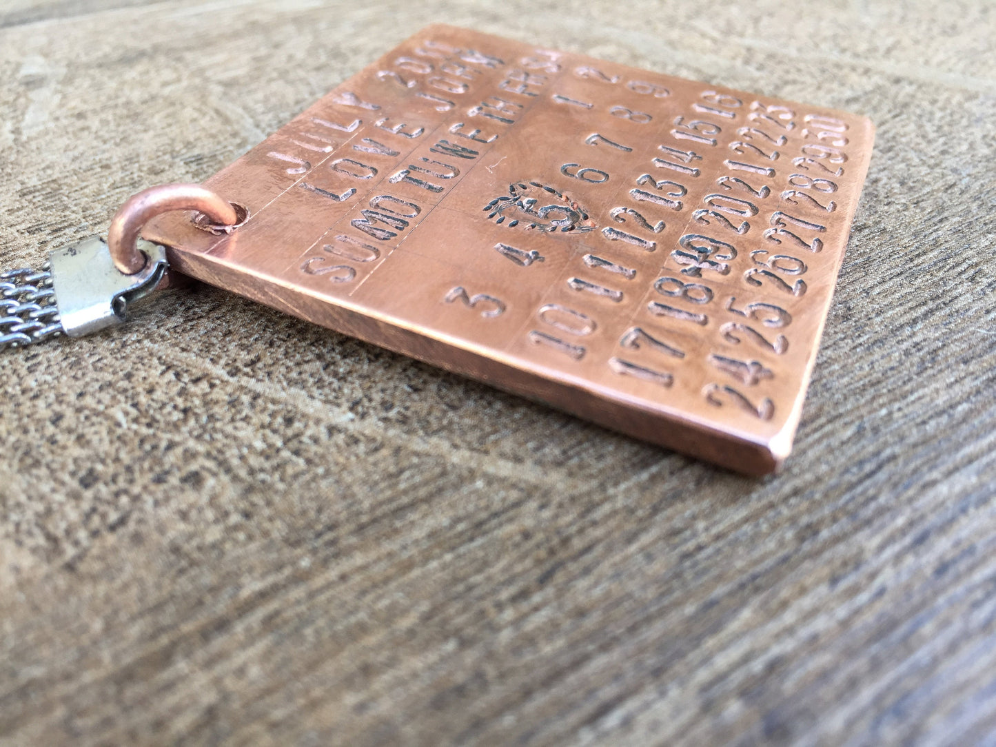 Copper gift, copper anniversary, copper, 7th anniversary, 7 year gift, 7 years, copper gift for him, copper gift for her, copper keychain