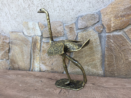 Iron ostrich, birdie, iron bird, metal bird, bird gifts, bird garden decor, bird gifts for mom, bird gifts for women, yard art, garden art