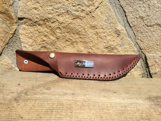 Knife sheath, custom knife sheath, personalized knife sheath, leather knife sheath, knife cover, leather knife cover, leather holster,viking