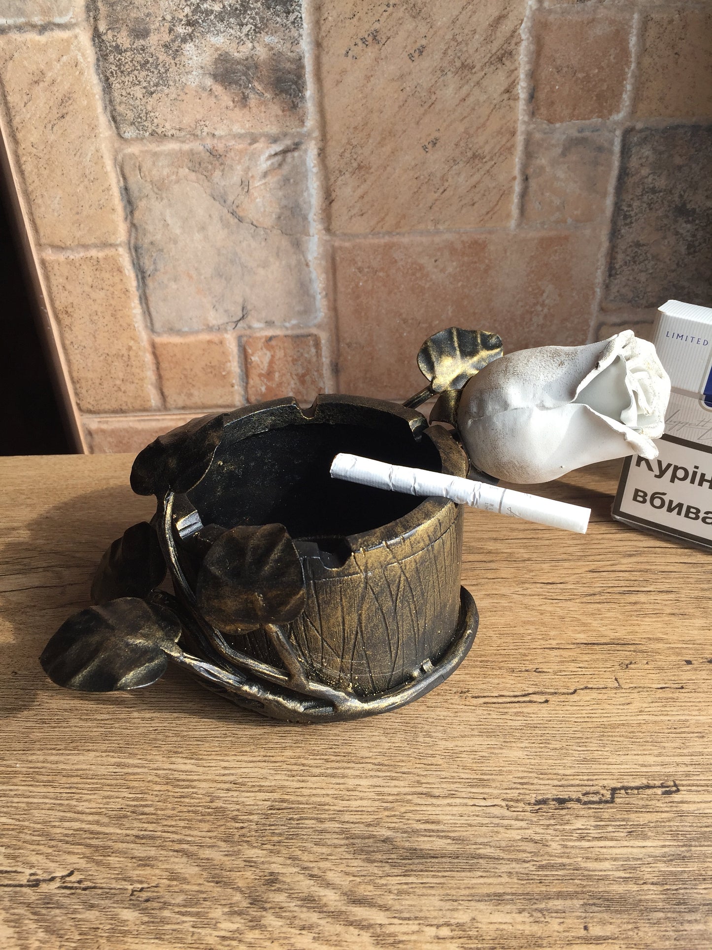 Ash tray, ashtray, iron gift for her, 6th anniversary gift, 6 year anniversary, smoker, cigarettes, cigar holder, cigar case, cigar tray