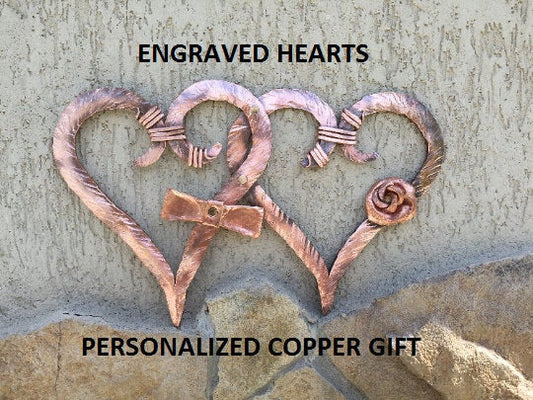 7th anniversary, copper gift, 7 year gift, 7th anniversary gift, copper anniversary gift, copper heart, copper gifts, copper gift for her