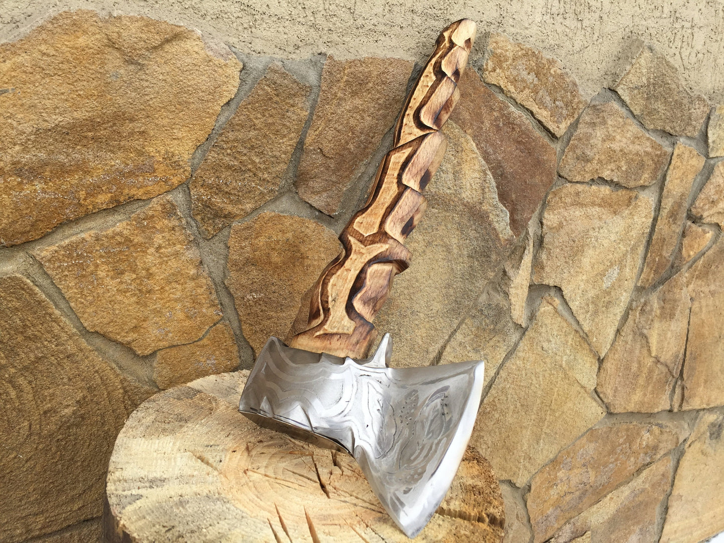 Bearded axe, viking axe, hatchet, viking gifts, iron anniversary gift for him, mens gift, wife gift, gift for mom,husband birthday,iron gift