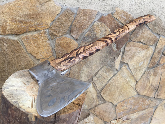 Medieval axe, viking axe, tomahawk, bearded axe, wikinger art, 6th anniversary gift, womens gift, mens gift, birthday gift, gift for men