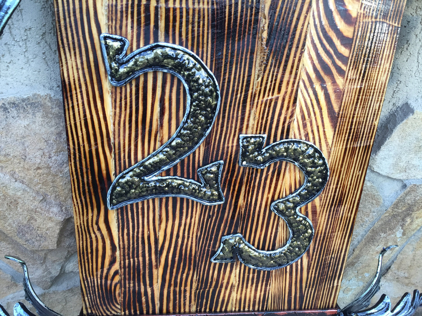 House number, metal art numbers, decorative numbers, metal yard art, front door decal, housewares, wall plaque, outside plaque, number plate