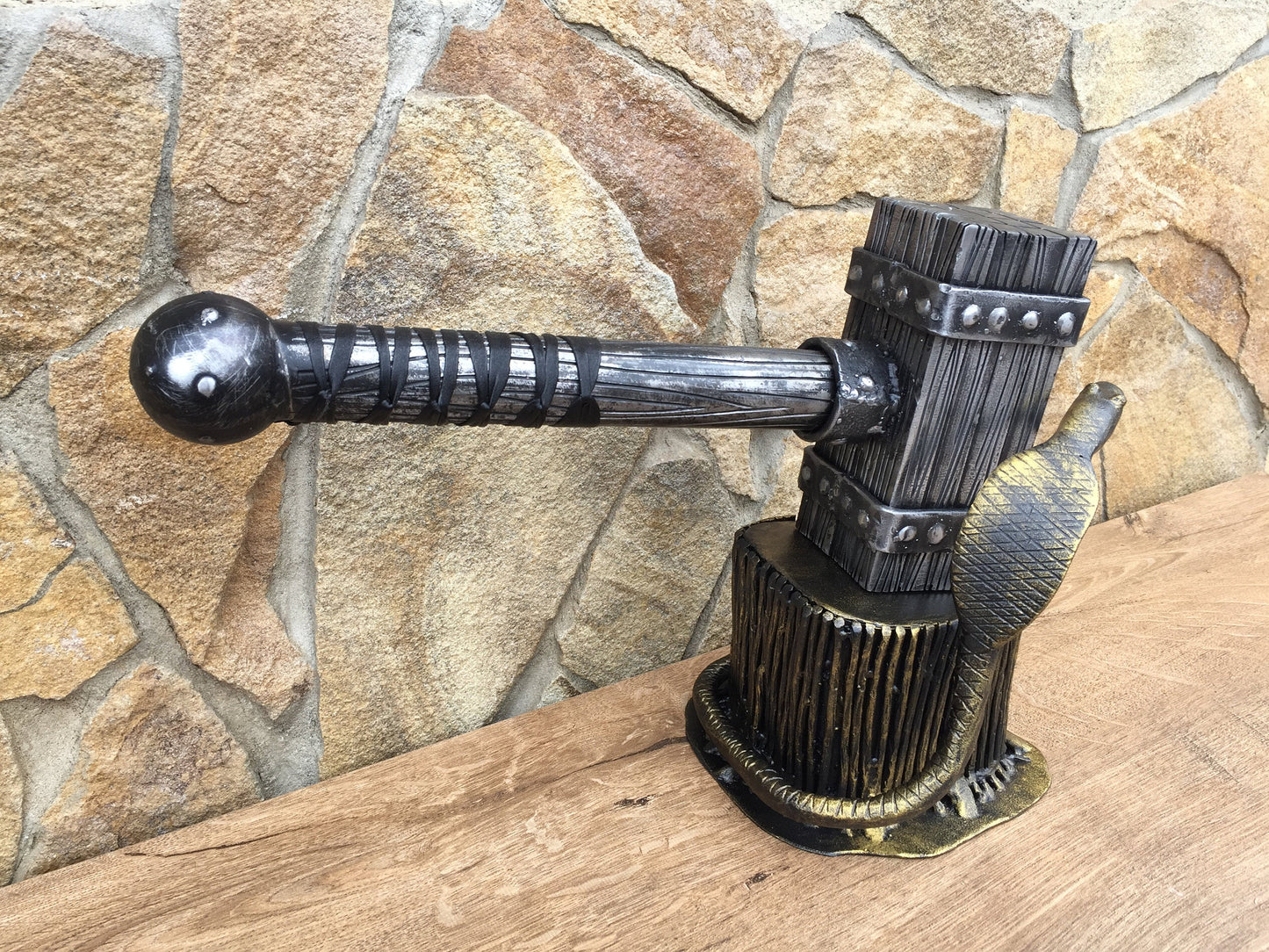 Hand crafted hammer, Thor hammer, viking hammer, medieval hammer, decorative hammer, mens gift, iron gift for him, viking axe, viking weapon