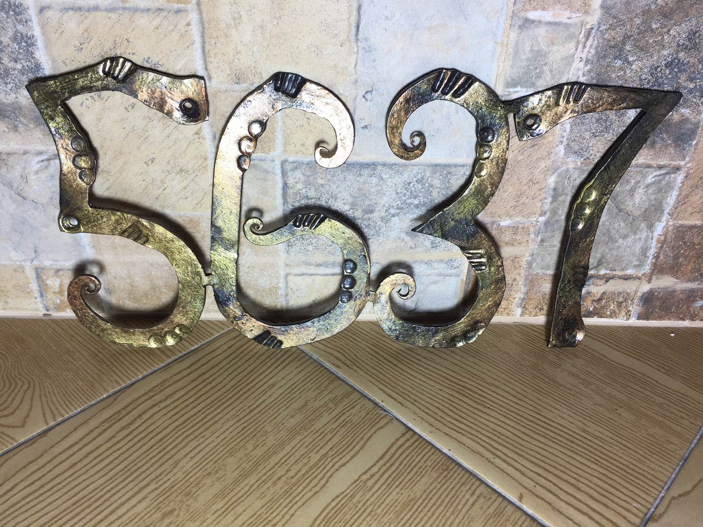 Custom address sign, house number sign, metal number, house plate, house number plaque, vintage numbers, metal digits, number cutout