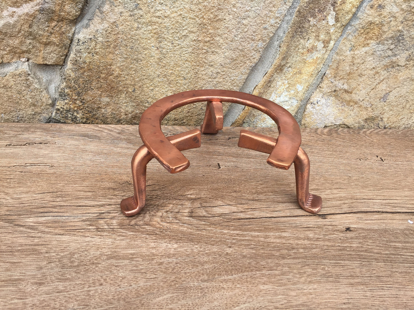 Copper trivet, copper tripod, copper gift, 7 year anniversary gift for her, 7th anniversary, copper wedding, copper anniversary,copper gifts