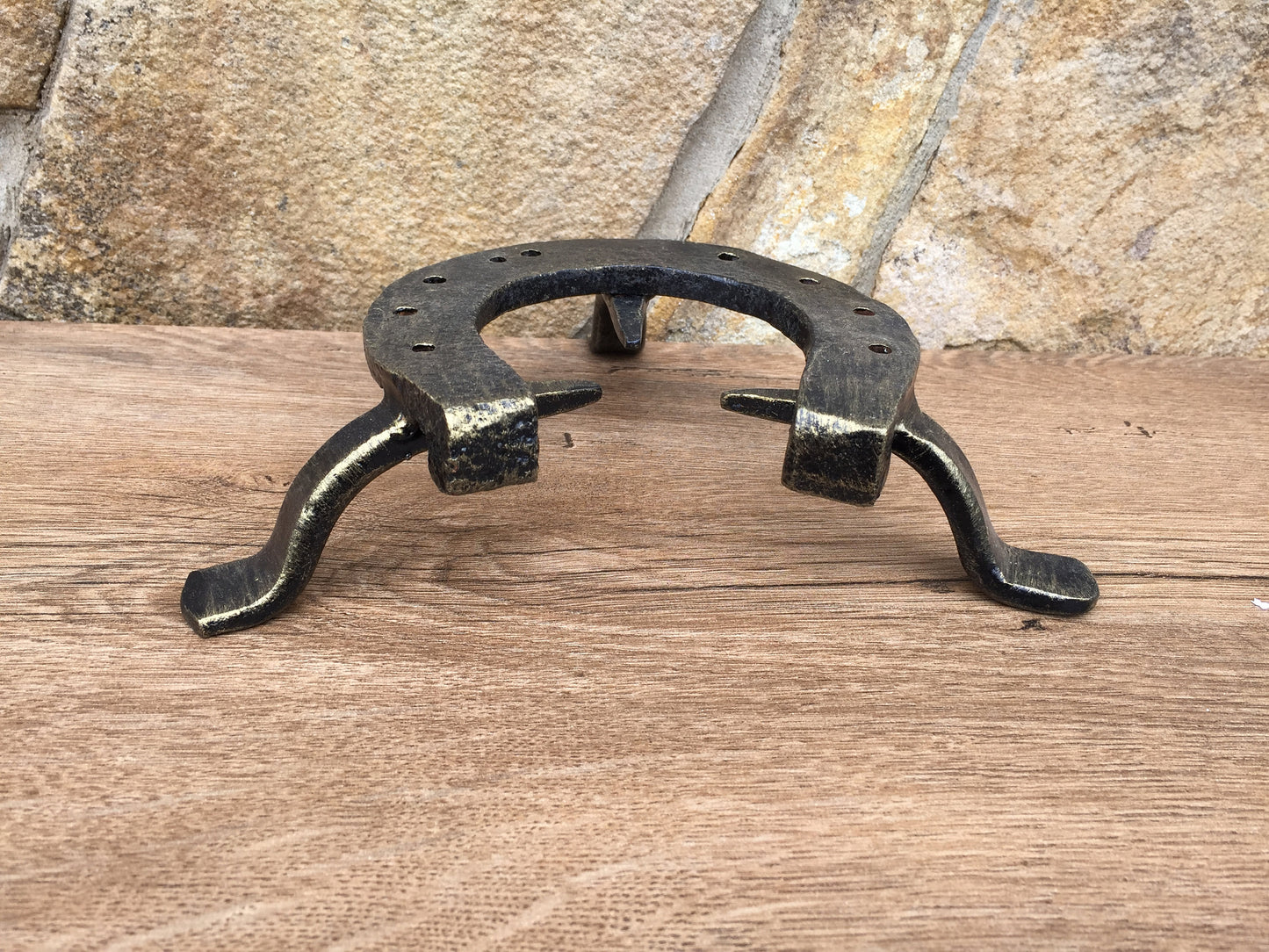 Trivet, hand forged trivet, wrought iron trivet, serving trivet, tripod, dining trivet, hot pot trivet,table trivet,vintage trivet,iron gift