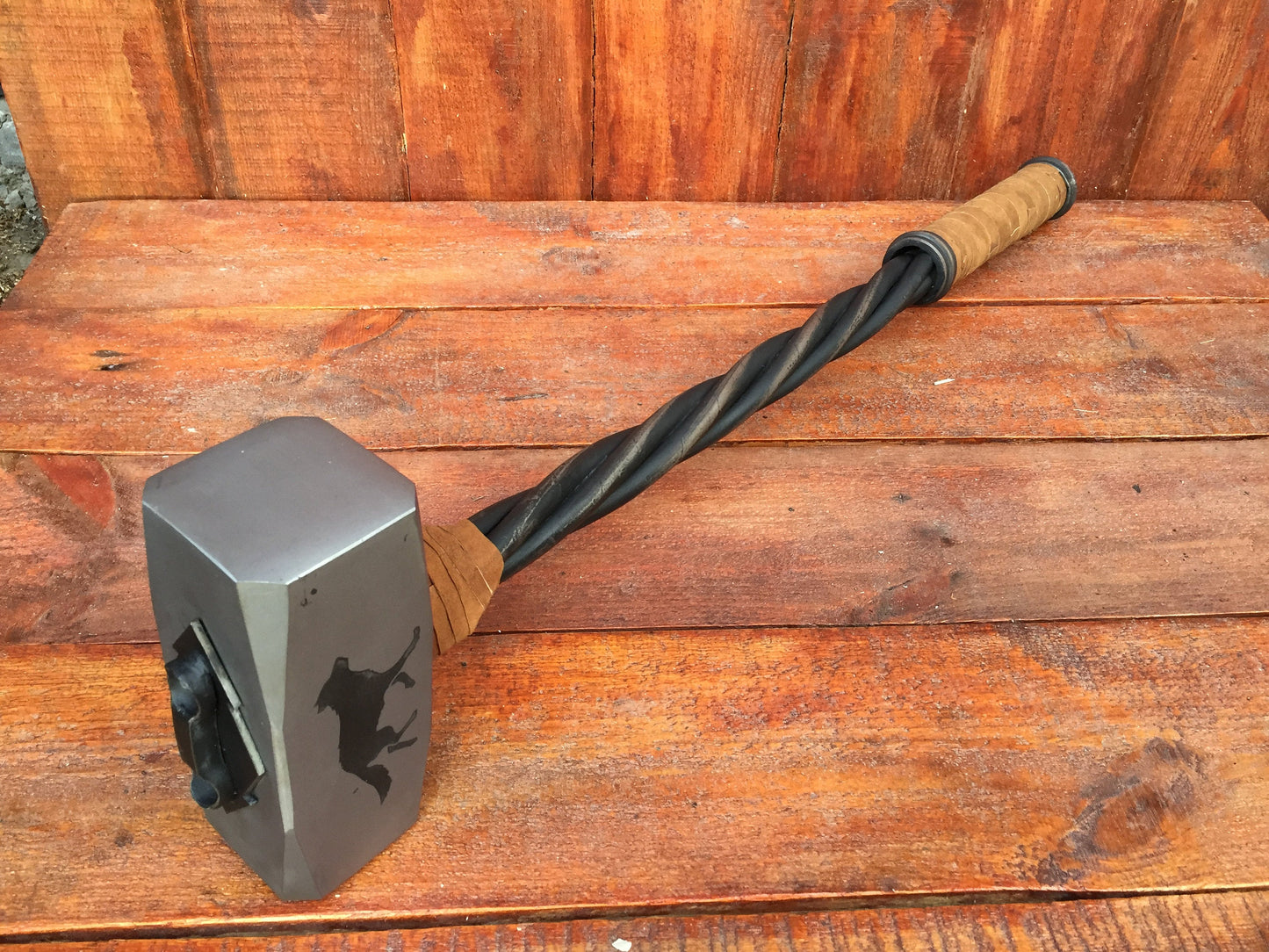 Wheel of Time hammer, hammer replica, viking axe, viking hammer, handyman tool, Leviathan axe, Kratos axe, mens gift, God of War axe