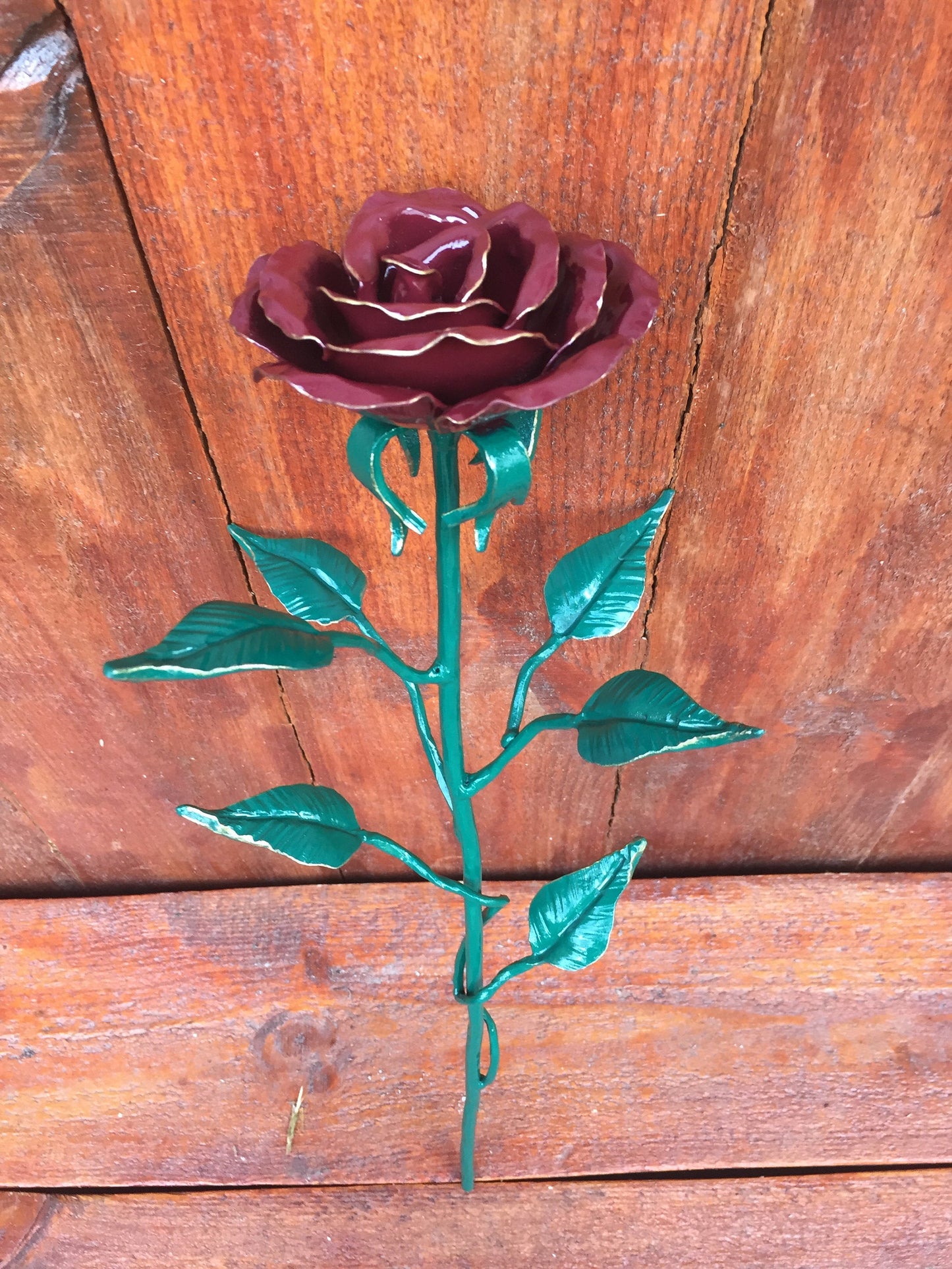 Iron flower, 6th anniversary gift for her, metal bouquet, iron rose, steel rose, metal rose, iron gifts, steel anniversary gift, hand forged