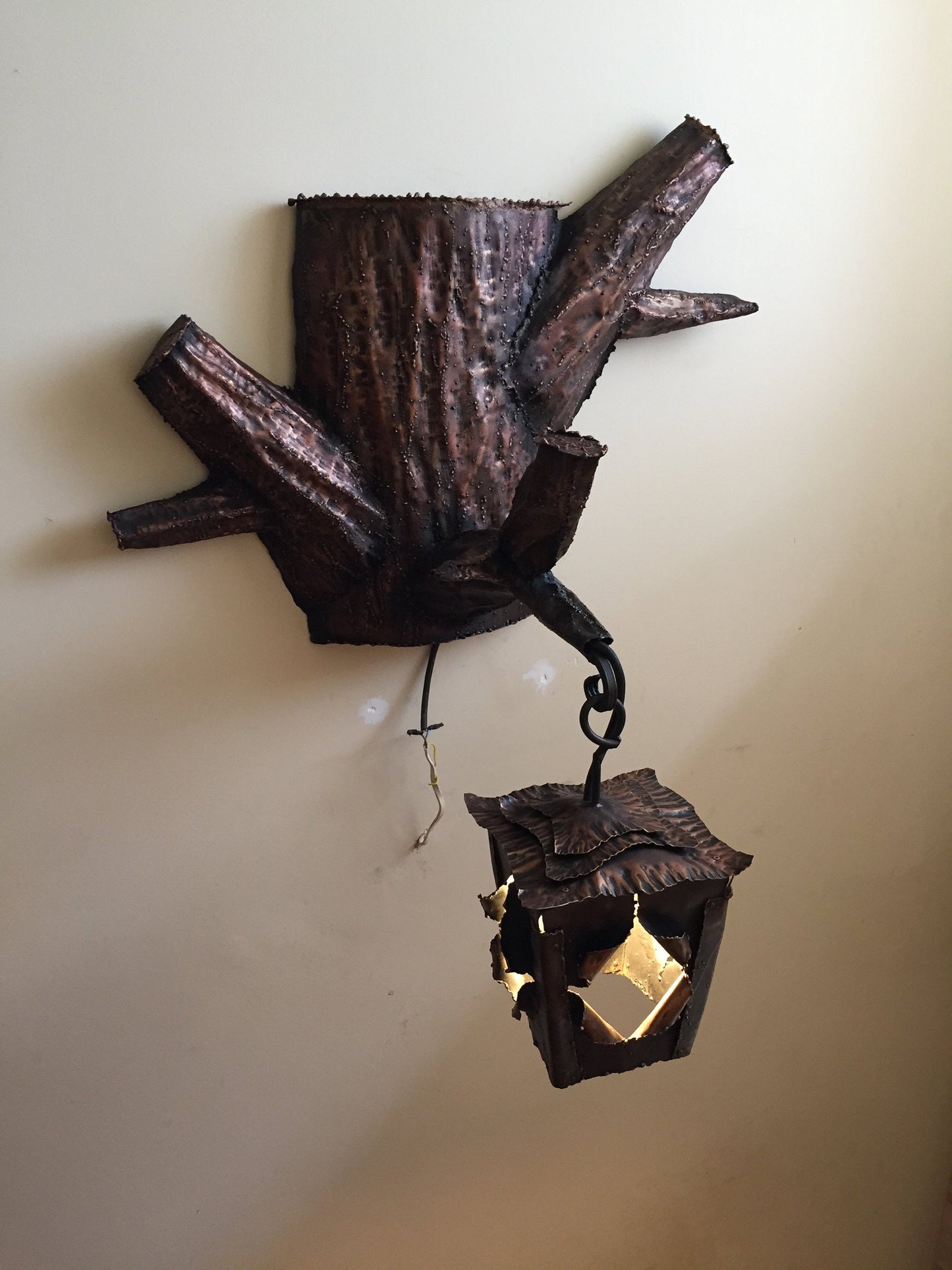 Wall lamp, sconce, sconce light, sconce lighting, sconce light fixture, sconce shades, hand forged lamp, lantern, chandelier, garden lamp