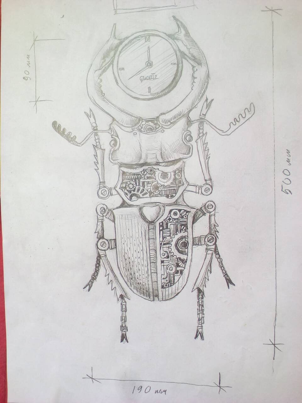 Steampunk beetle, steampunk bug, steampunk insect, steampunk insect sculpture art, beetle figurine, mechanical bug, mechanical beetle