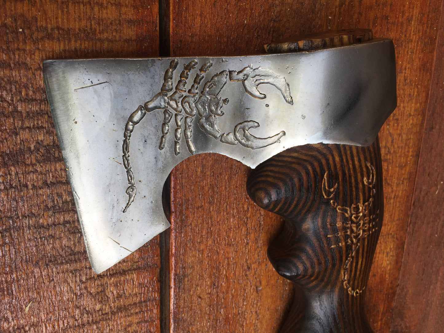 Axe in engraved wooden box, personalized gift, gift for men, viking axe, his birthday gift, tomahawk, axe, hatchet, viking, iron anniversary