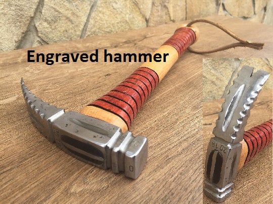 Hand crafted carpenter's claw hammer, hammer, hand crafted hammer, custom hammer, personalized hammer, engraved hammer, carpenter tool,tools