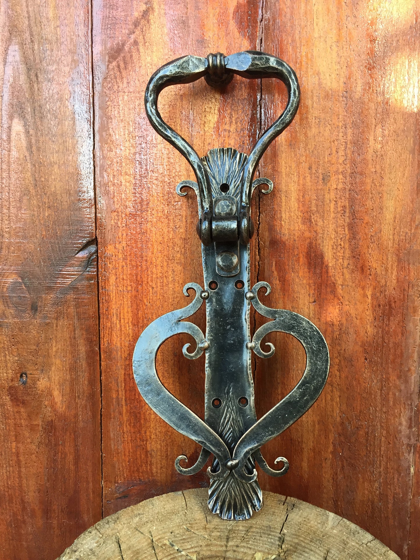 Engraved door knocker, personalized door handle, custom door handle, door puller, pull ring handle, barn door handle, knobs and pulls