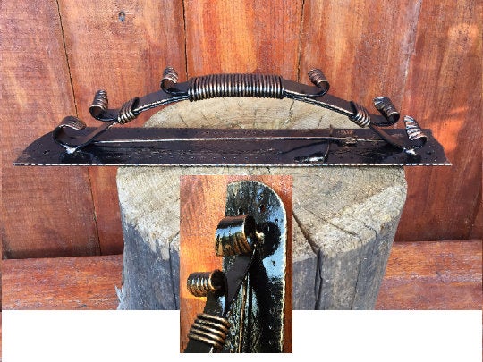 Barn door handle, barn pull, forged door handle, wrought iron door handle, iron door handle, door pulls,door pull, garage door handle, barn